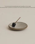 Black Sphere Brass Incense Holder