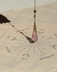 Crystal Pendulum Divination Kit with Canvas Board Bag