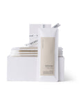 Packaging of Hinoki organic products on a white background