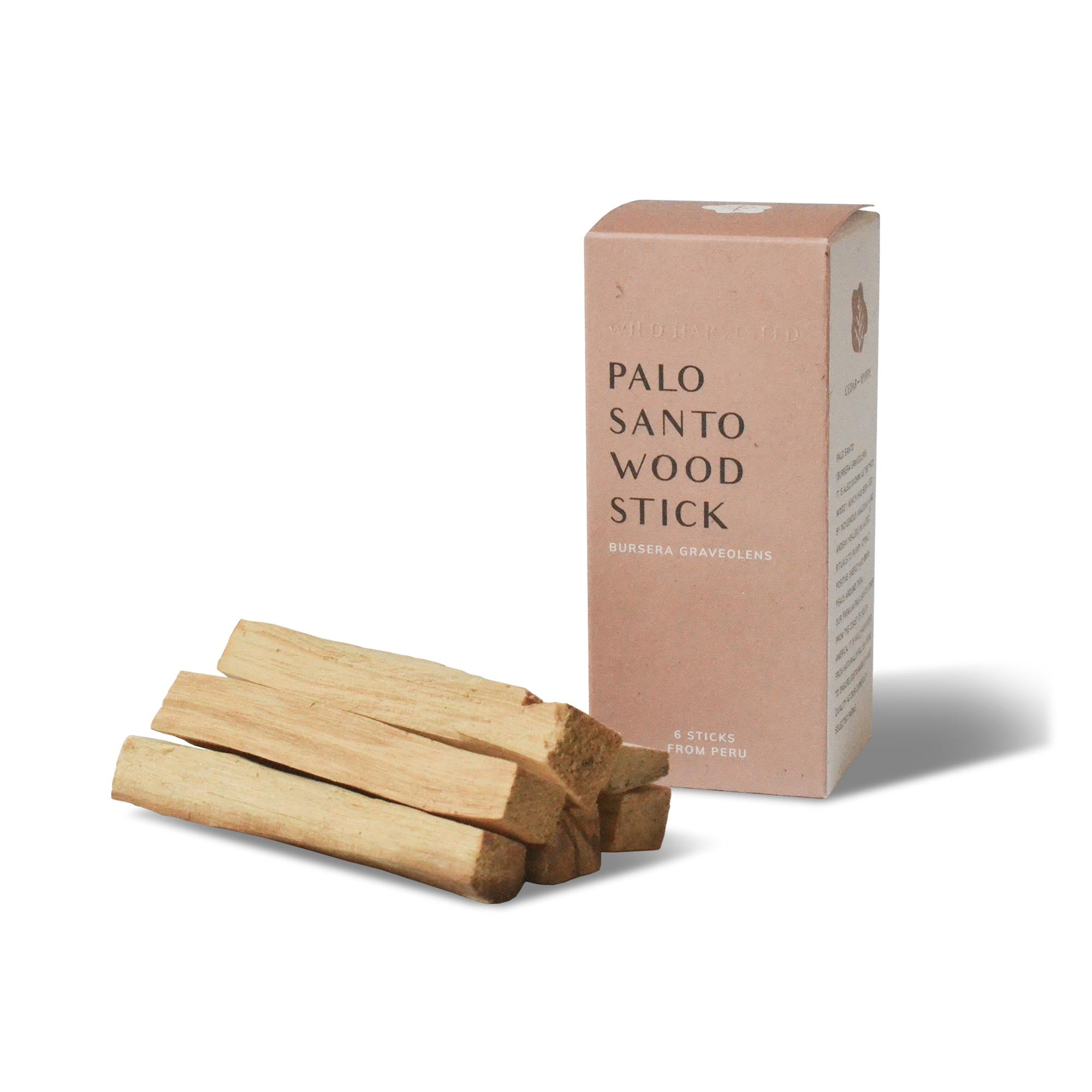 Palo Santo Wood Sticks from Peru and the package
