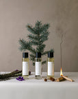 collections of French room spray: ambre, cedre, figue verte
