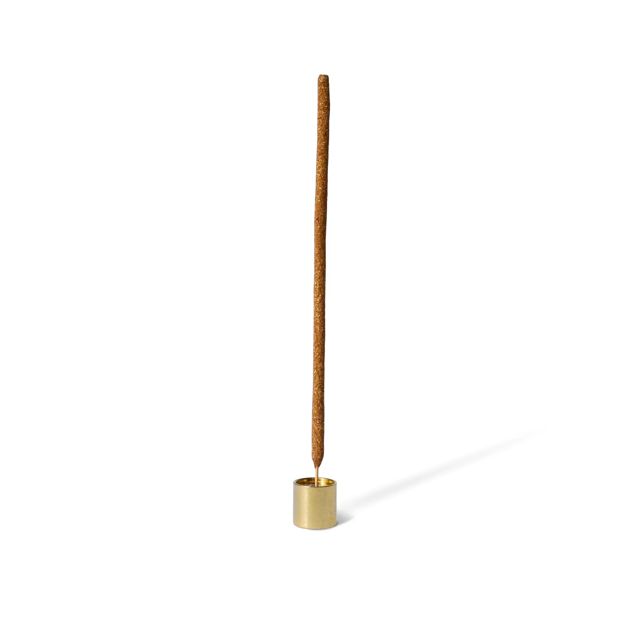 Cylinder Brass Incense Holder | Cedar and Myrrh