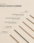 6 flavors of forest incense
