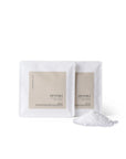 two hinoki bath salt pouch with packaging