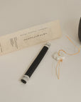 Japanese frankincense incense sticks with minimalist ceramic holder and handcrafted eco-friendly packaging
