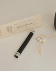 Japanese frankincense incense sticks with minimalist ceramic holder and handcrafted eco-friendly packaging