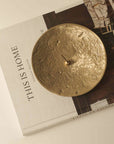 luna brass plate with incense placing on the book