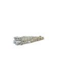 single white sage smudge stick wrapped in natural twine