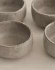 handcrafted ceramic bowls in sand finish, ideal for preparing and serving matcha