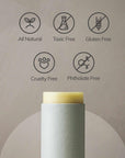 key points of organic barrier balm: all natural, toxic free, gluten free, cruelty free, phthalate free
