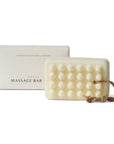 Palo Santo massage bar soap with packaging box