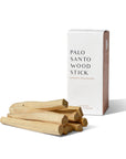 Palo Santo wood sticks from Ecuador displayed with minimal packaging