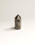 long hematite phantom quartz crystal tower