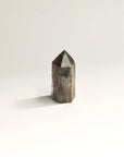long hematite phantom quartz crystal tower