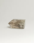 side view of phantom quartz in grey