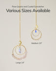 rose quartz sun catcher