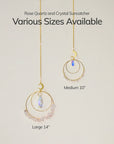 rose quartz sun catcher