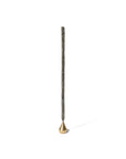 copal incense stick with incense holder with a tall brass waterdrop
