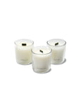 3 glasses of mini wellness candle