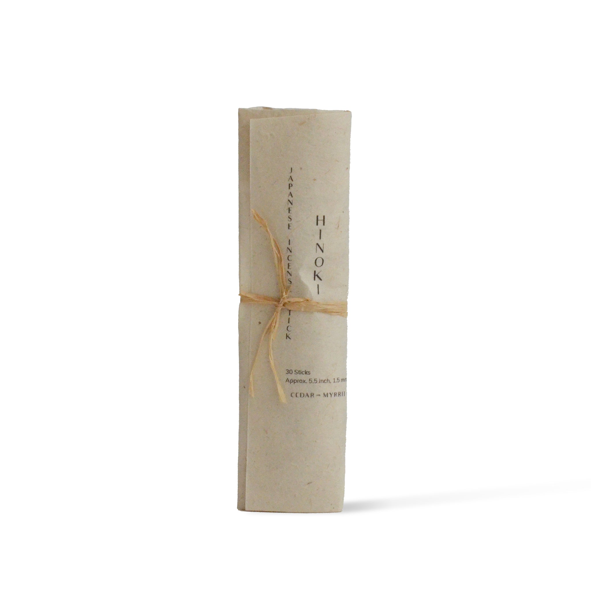 Japanese Hinoki incense that showcasing traditional craftmanship and natural materials. 