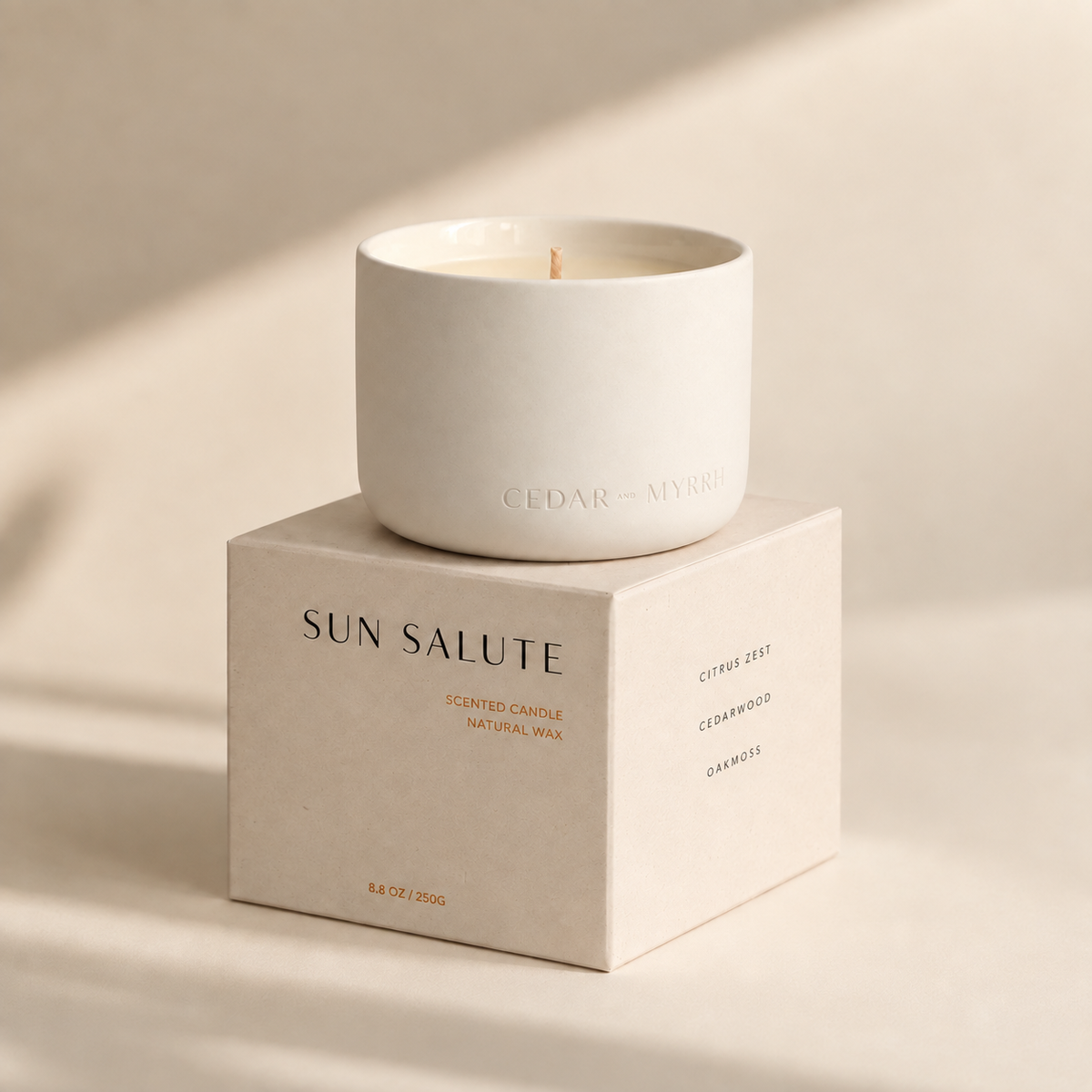 Sun Salute Wellness Candle