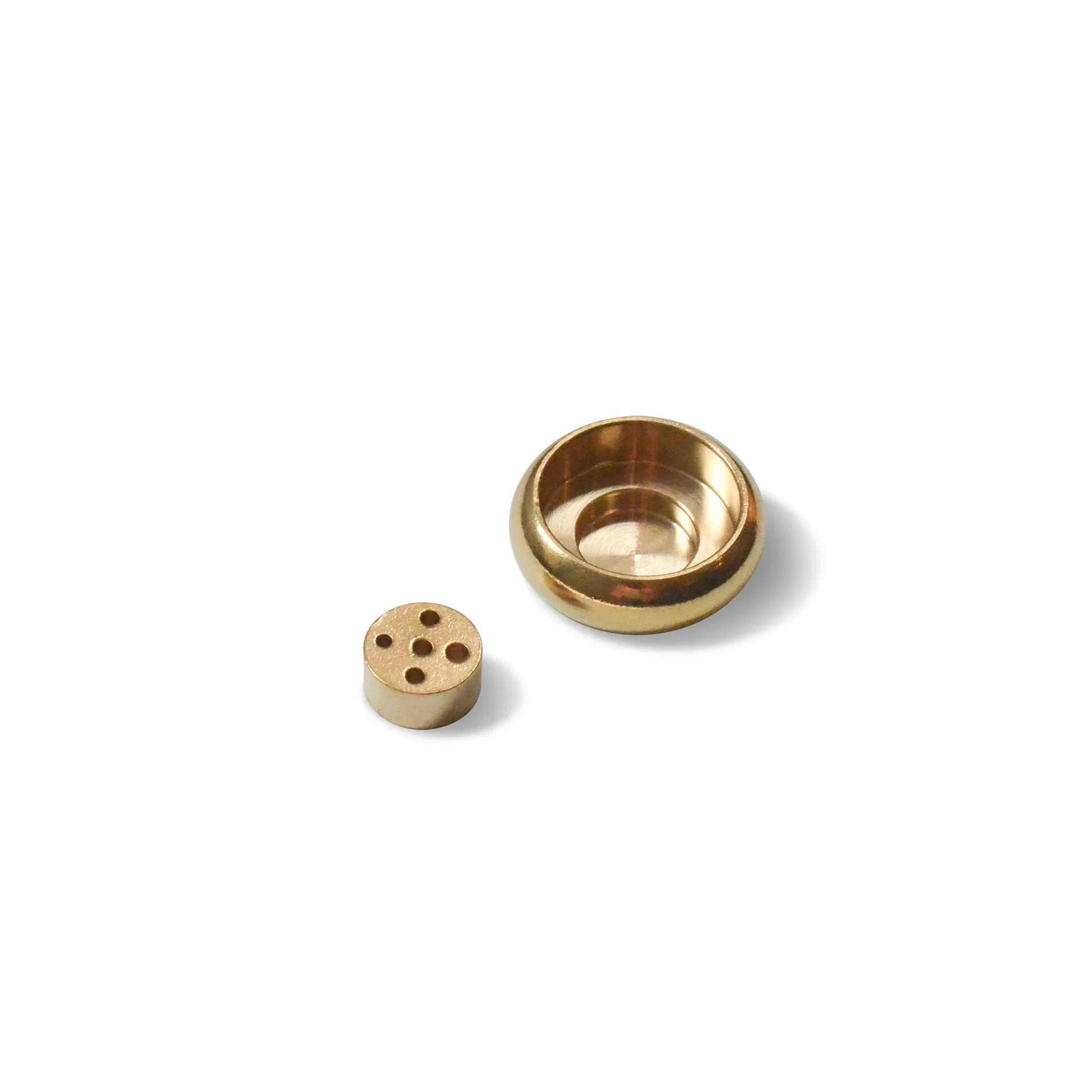 Bowl-shaped Brass Incense Holder
