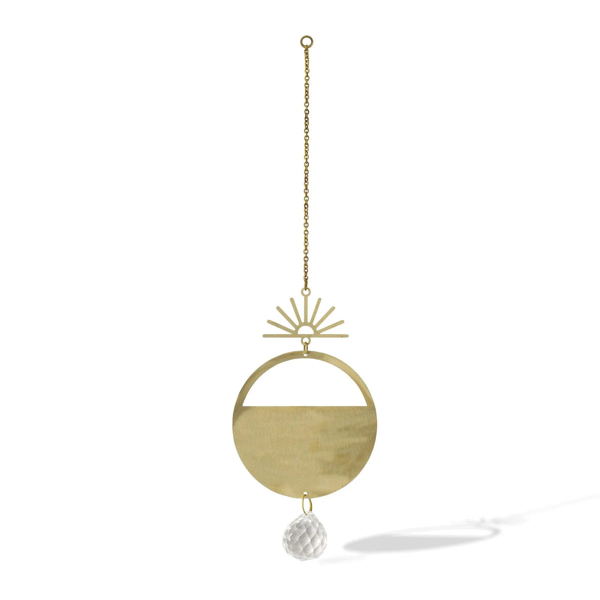 Surya Bird Engraved Brass Suncatcher main image 1