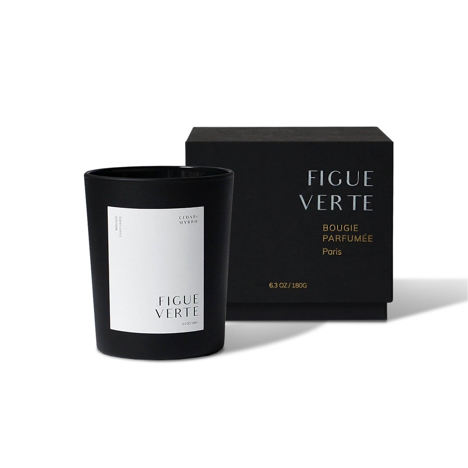 Figue Verte Bougie Parfumée - CEDAR AND MYRRH