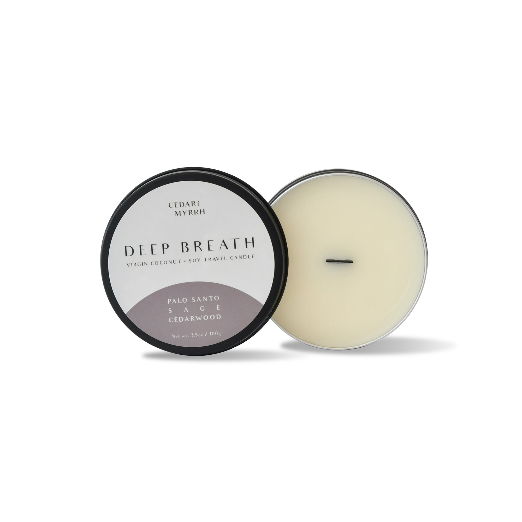 deep breath travel size candle
