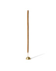 incense stick and incense holder with a brass hemisphere shape