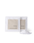 two hinoki bath salt pouch with packaging
