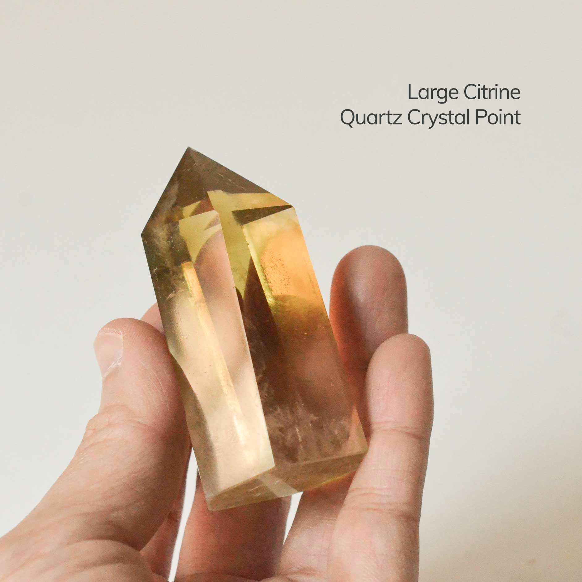 Citrine Quartz Crystal Point