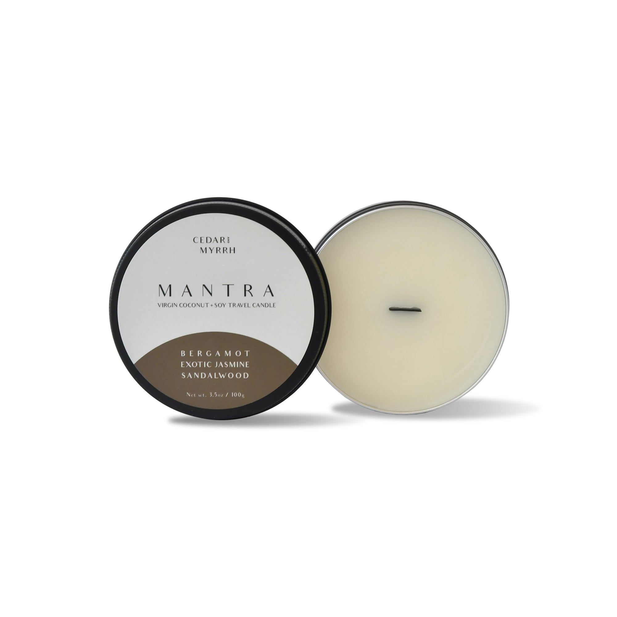 mantra travel size candle