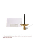 Left: Package of mini incense stick; Right: Mini copal incense with ash catcher.