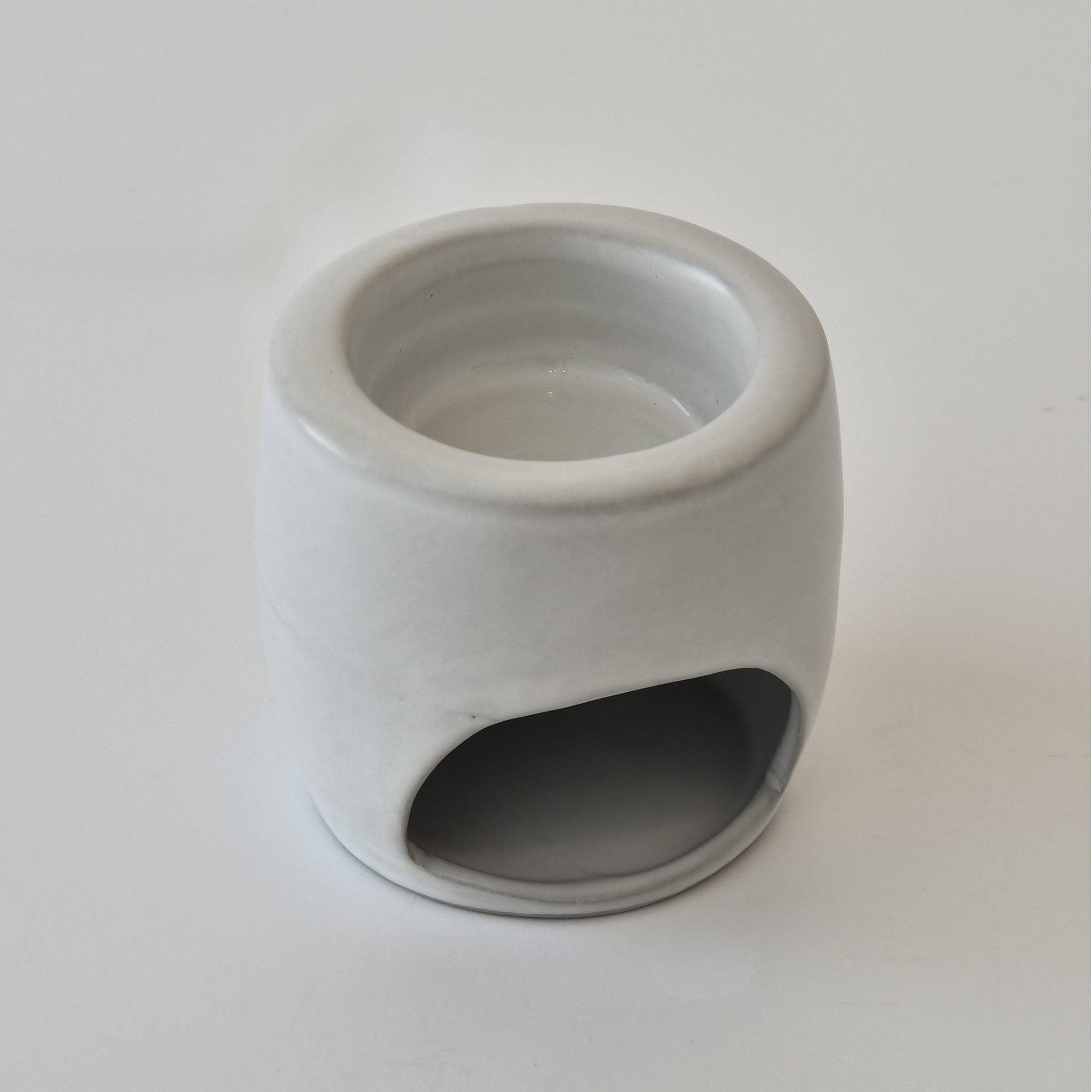Light Grey Ceramic Aroma Oil &amp; Wax Warmer