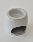 Light Grey Ceramic Aroma Oil & Wax Warmer