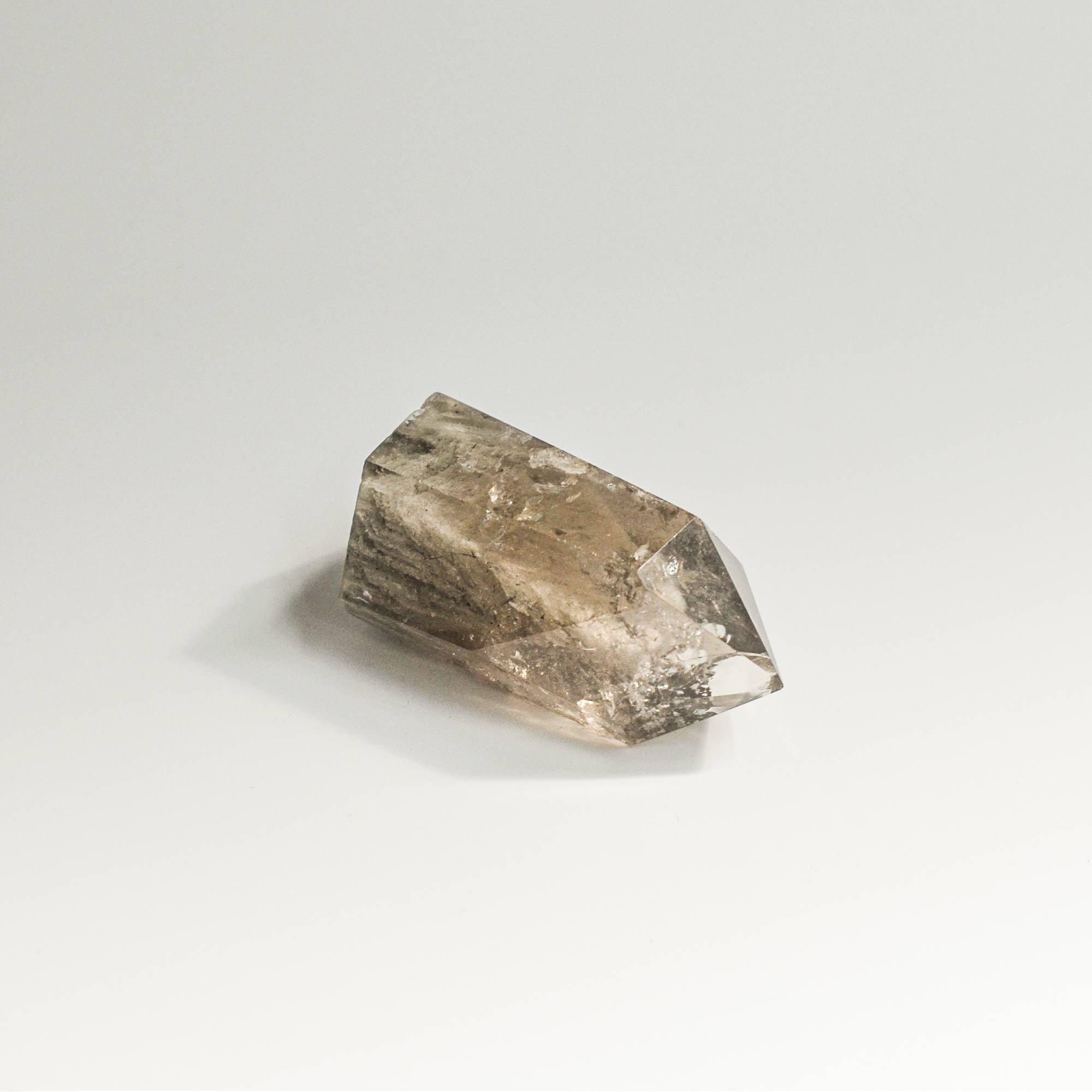The top view of the phantom quartz crystal tower in grey