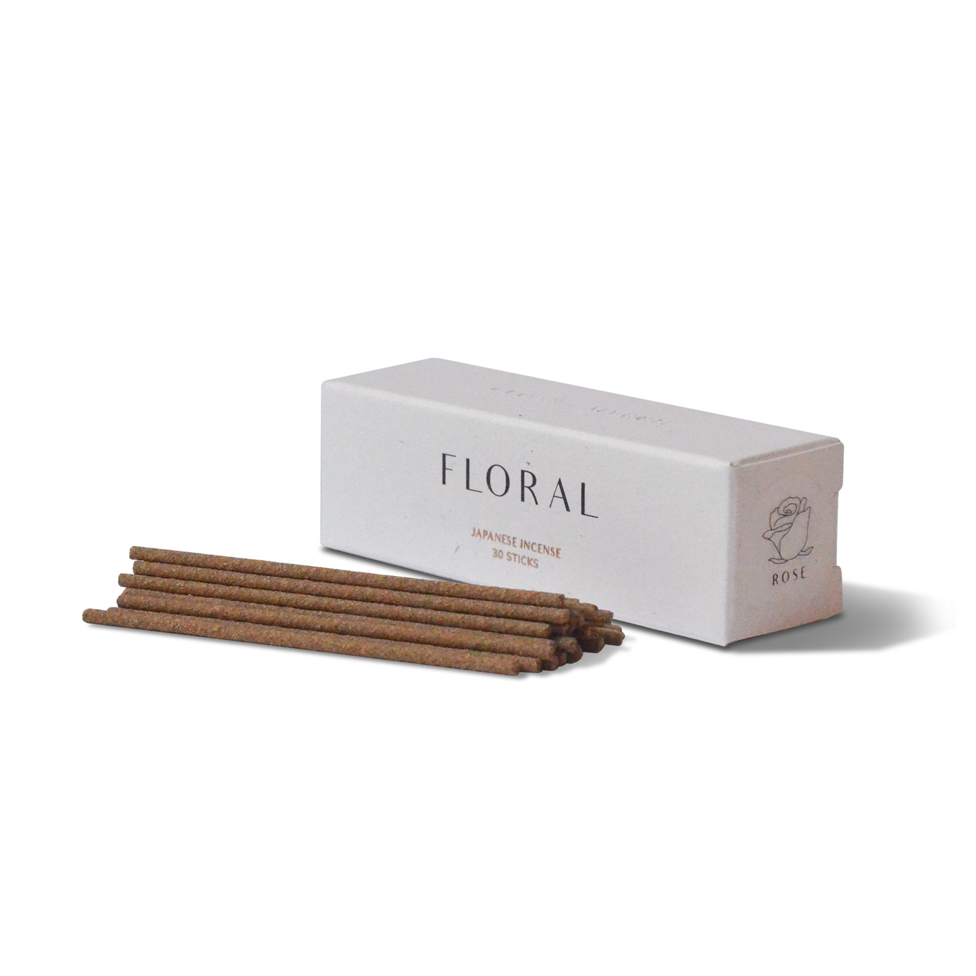 Rose Japanese Incense with a package