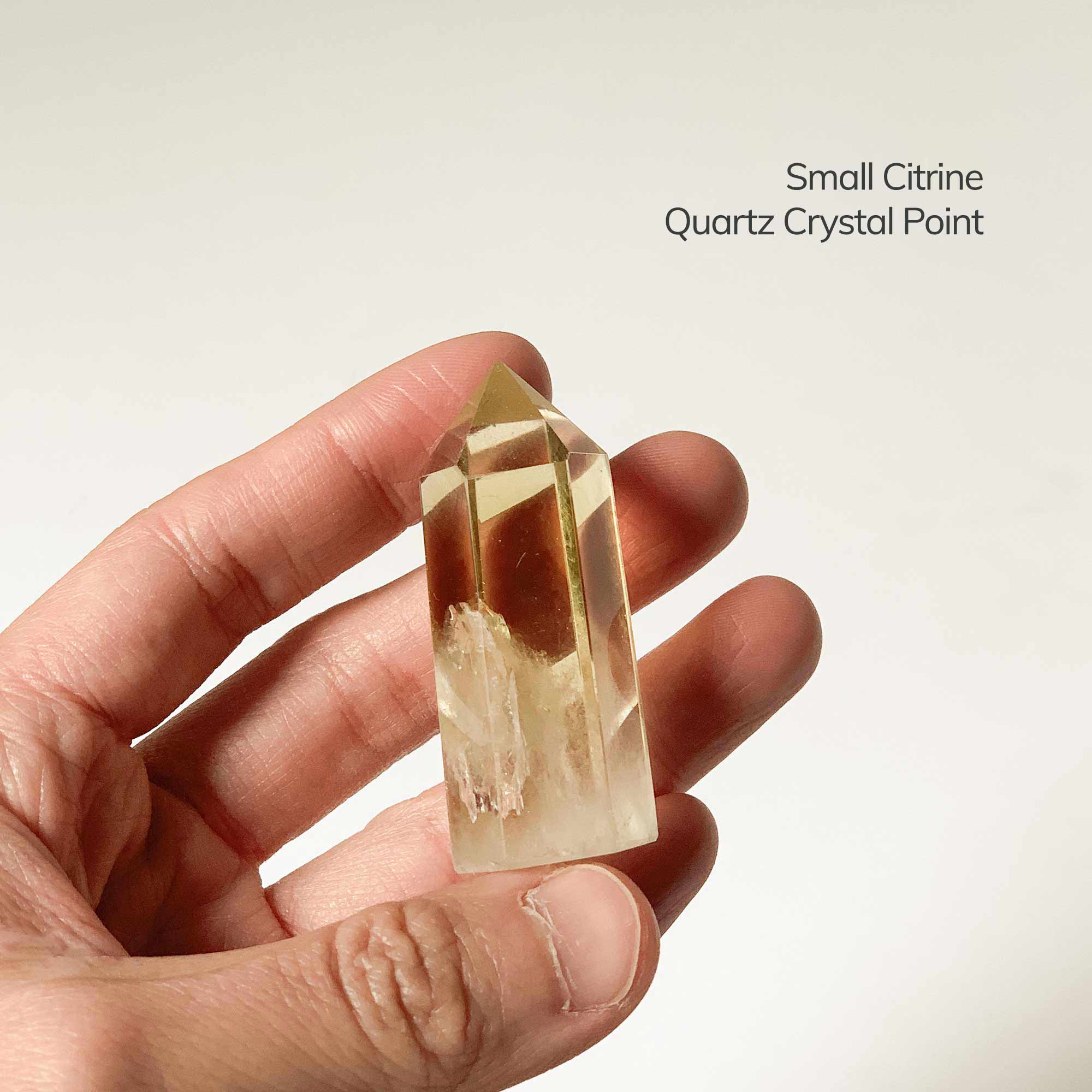 Citrine Quartz Crystal Point