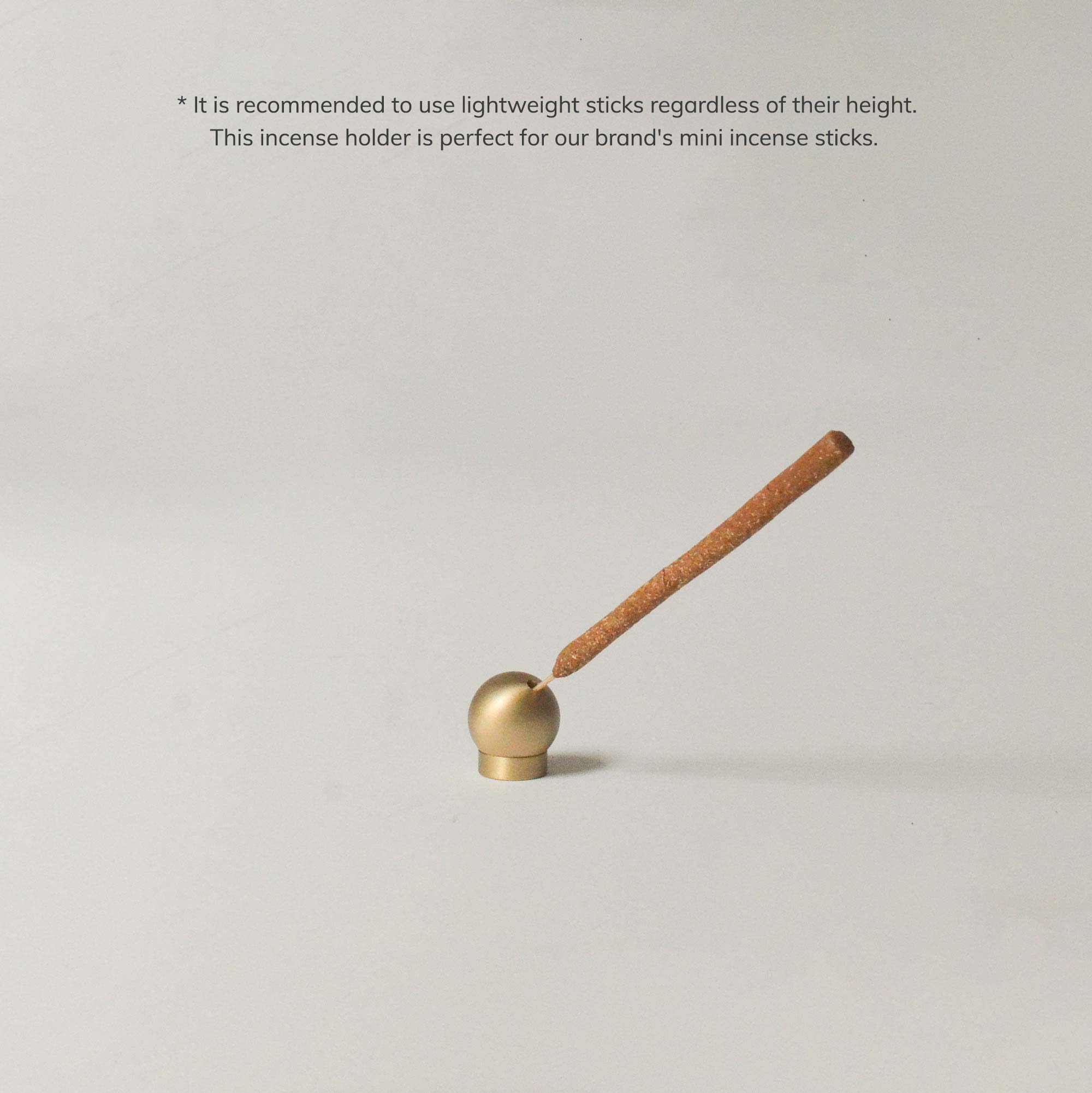 Sphere Brass Incense Holder