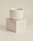 wellness candle on the packaging box